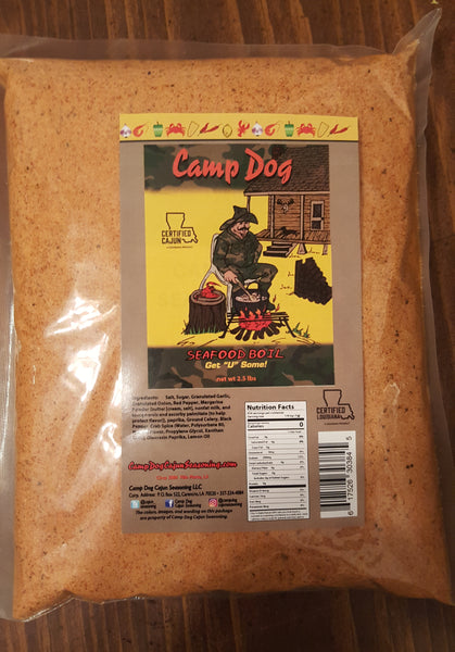 Camp Dog Seafood Boil
